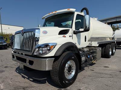 2027 International HV607 Vacuum Truck - 4,000 Gal Steel Tank - NVE 4310 Blower - CARB Compliant