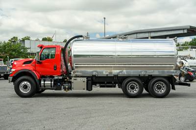 2027 International HV607 Vacuum Truck - 4,000 Gal Bruder Aluminum Tank - NVE 4310 Blower 940 CFM - Jetter