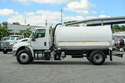 2027 International HV607 Vacuum Truck - 2,500 Gal Steel Tank - NVE 607 380 CFM - Chrome Wheels