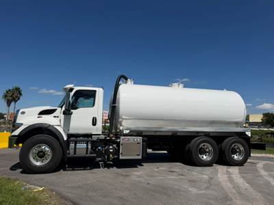 2027 International HV607 Vacuum Truck - 4,000 Gal Steel Tank - NVE 4310 Blower 940 CFM - Cummins L9 370 HP