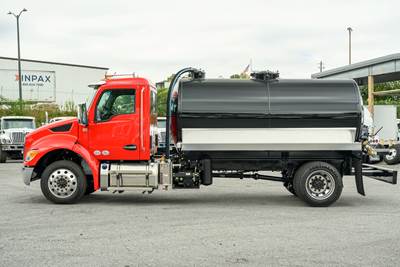 2025 Kenworth T280 Vacuum Truck - 2,500 Gal Steel Tank - NVE B500 Blower - Chrome Wheels