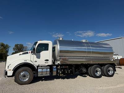 2027 Kenworth T880 Vacuum Truck - 5,000 Gal Bruder Aluminum Tank - NVE 4310 Blower 940 CFM - Lift Axle