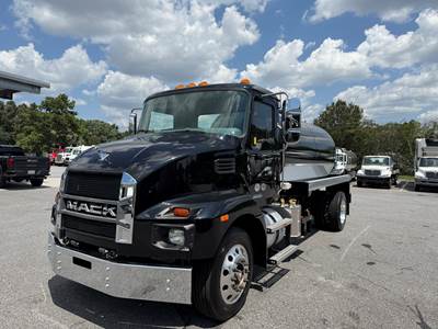 2025 Mack MD6 Vacuum Truck - 2,500 Gal Steel Tank - NVE B500 Blower - Air Ride