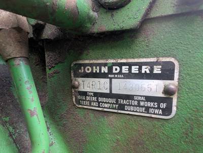1968 John Deere 1020 Tractor with Bush Hog RZ60 mower