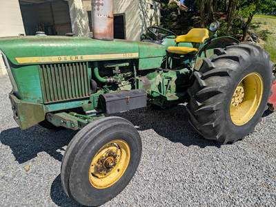 1968 John Deere 1020 Tractor with Bush Hog RZ60 mower