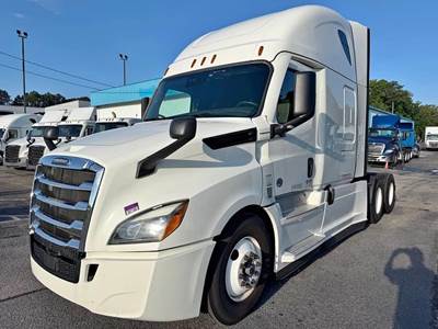 Freightliner Cascadia 126 Sleeper Semi Truck - 72" Raised Roof Sleeper, Detroit 455HP, 12 Speed Dt12 Automatic