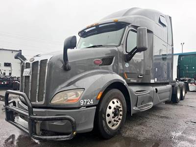Peterbilt 579 Sleeper Semi Truck - 80" Raised Roof Sleeper, Cummins 450HP, 12 Speed Endurant Amt