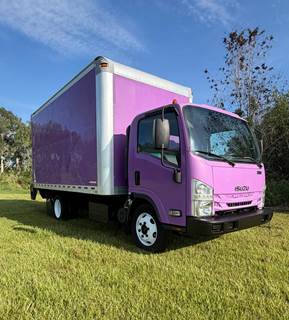 2018 Isuzu NQR Box Truck - Morgan 16 FT Box Truck - PURPLE PANDA