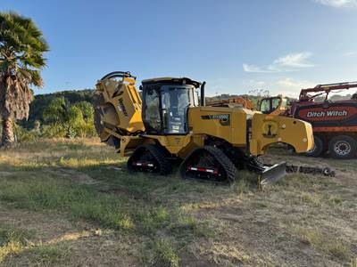 2023 Vermeer RTX1250i2 Enclosed Cab, Quad-Track 4x4, Rockwheel & Trencher Attachments included