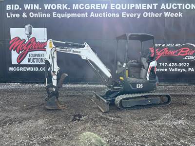 2023 Bobcat E26 MIni Excavator