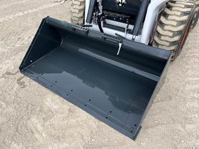 New Bobcat 68" Standard Duty Skid Steer Bucket, SSL Quick Attach