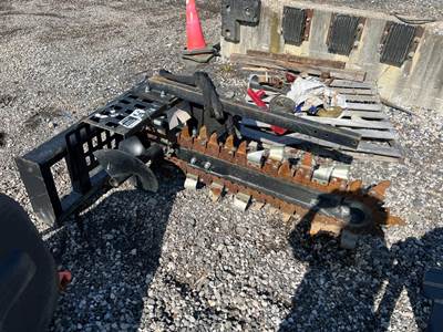 60" Skid Steer Trencher, SSL Quick Attach