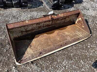 Used 74" Skid Steer Bucket, SSL Quick Attach