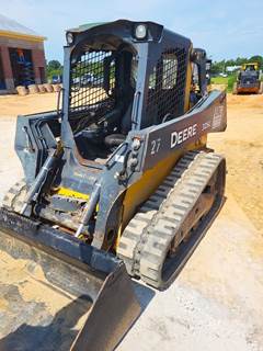 2018 John Deere 325G Track Skid Steer - Open Cab, Rubber Tracks, 1,200 Hours, Auxiliary Hydraulics