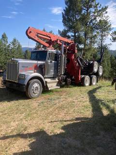 1987 Kenworth T800 Logging Truck - Serco 160 Self loader