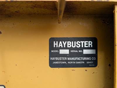 1992 Haybuster Big Bite H1000 Bale Processor