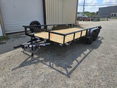 Texas Bragg 16x83 Tandem Axle Steel Tag Trailer - Fixed Axle