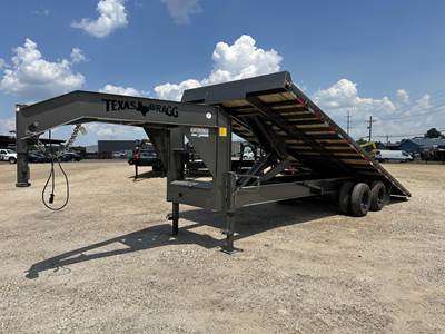 Texas Bragg 25x102 Tandem Axle Combination Tilt Trailer