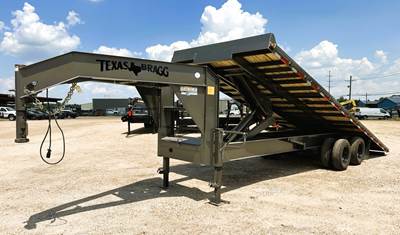 2026 Texas Bragg Gooseneck Tilt Trailer