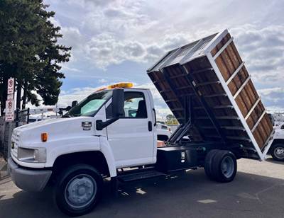 Chevrolet C4500 Duramax Diesel Dump Flatbed w/ Stock Racks Only