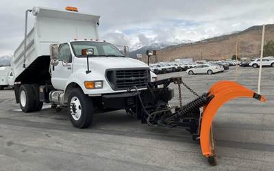 Ford F-750 Dump Truck - 11' Snow Plow