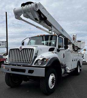 International HV507 4x4 Aerial Bucket Truck – Altec TA60 60-Ft Aerial Lift