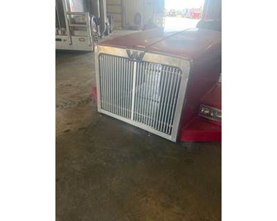 Used 1996 Western Star 4900 Hood, Red, with Hinges, Lights and Harness
