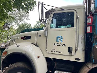 2018 Peterbilt 348 Rear Load Garbage Truck - Rear Loader