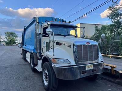 2018 Peterbilt 348 Rear Load Garbage Truck - Rear Loader