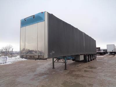 Western 53x102 Five Axle Combination Curtain Side Trailer - Air Ride, Fixed Axle