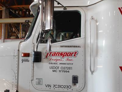 International 9400i Left Door