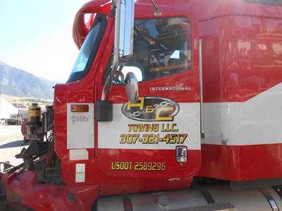 International 9400i Left Door