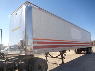 Great Dane 48 ft Dry Van Trailer - Roll up Door, Spring, Sliding Axle