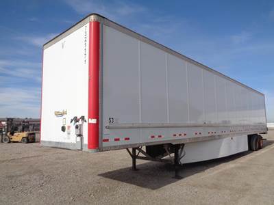 Vanguard 53 ft Dry Van Trailer - Swing Door, Air Ride, Sliding Axle