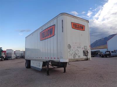 Wabash 28 ft Dry Van Trailer - Roll up Door, Spring, Single Axle, Fixed Axle