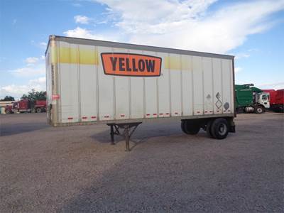 Wabash 28 ft Dry Van Trailer - Roll up Door, Spring, Single Axle, Fixed Axle