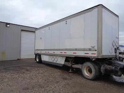 Wabash DVHDHPC 28 ft Dry Van Trailer - Roll up Door, Single Axle