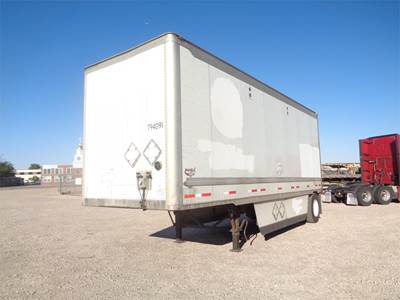 Wabash 28 ft Dry Van Trailer - Roll up Door, Spring, Single Axle, Fixed Axle