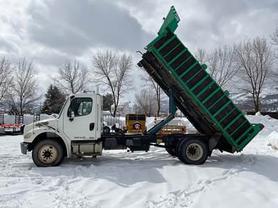 Freightliner M2 106 Single Axle Dump Truck - Caterpillar, 6 Speed Allison Rds Automatic