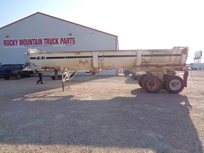 Ranco 40 ft Half Round End Dump Trailer - Tandem Axle, Steel, Spring