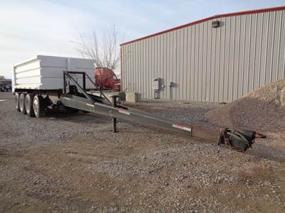 Williamsen 40 ft End Dump Trailer - Quad Axle, Steel, Spring