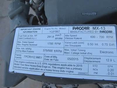 Paccar MX-13 Engine Core
