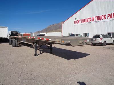 Benson 48x102 Aluminum Flatbed Trailer - Air Ride, Fixed Spread Axle