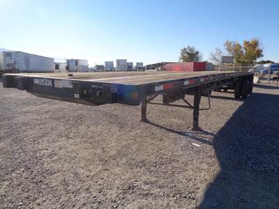Direct Trailer 48x102 Steel Flatbed Trailer - Air Ride, Fixed Spread Axle