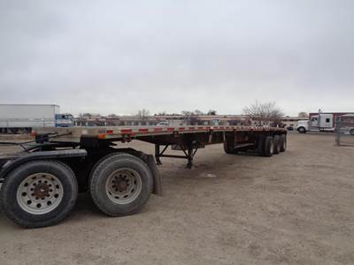 East 48x102 Tri Axle Combination Flatbed Trailer - Air Ride
