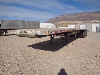 Fontaine 48x102 Aluminum Flatbed Trailer - Air Ride, Fixed Spread Axle