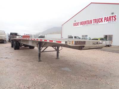 Fontaine Revolution 48x102 Aluminum Flatbed Trailer - Air Ride, Fixed Spread Axle