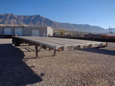 Western 48x102 Combination Flatbed Trailer - Air Ride, Fixed Spread Axle