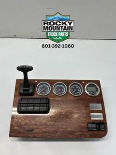 2008-2019 Freightliner Cascadia Wood Grain Gauge Dash Panel
