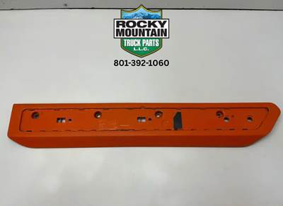 2020 Kenworth T680 Left Door Threshold Kick Plate Trim Panel, Orange, Part # S60-1561-000